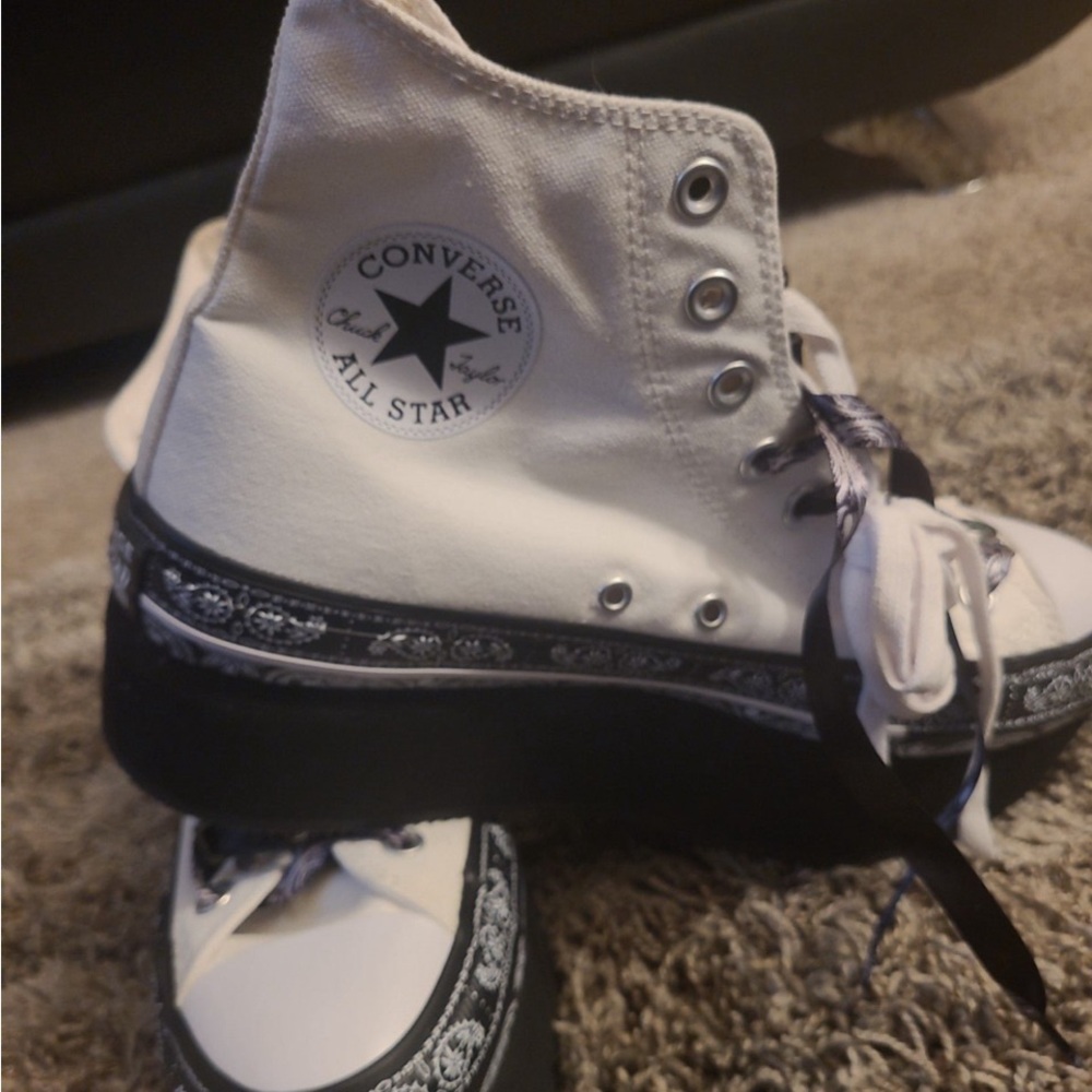 Vintage Miley Cyrus Converse Platforms View 4